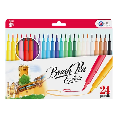 ICO BRUSH PEN ECSETIRÓN 24 KÜLÖNFÉLE SZÍN