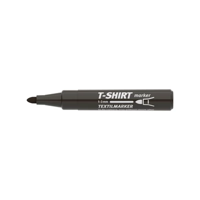 ICO T-SHIRT TEXTILMARKER FEKETE (70)