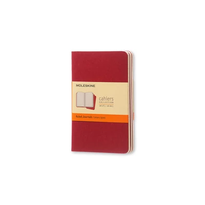 Moleskine Jegyzetfüzet Cahier 3db Piros