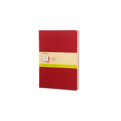 Moleskine Jegyzetfüzet Cahier 3db Piros 
