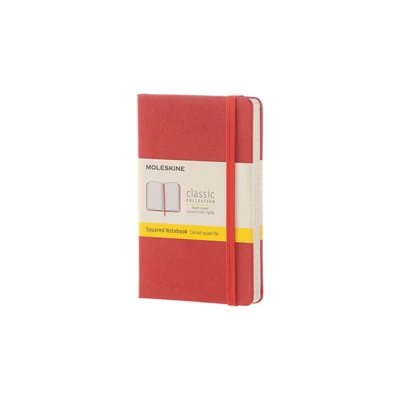 Moleskine Notesz Kemény Korall Narancs "P" Méret Kockás