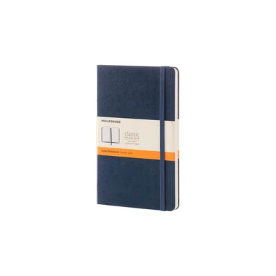 Moleskine Notesz Kemény Zafír Kék "L" Méret Vonalas