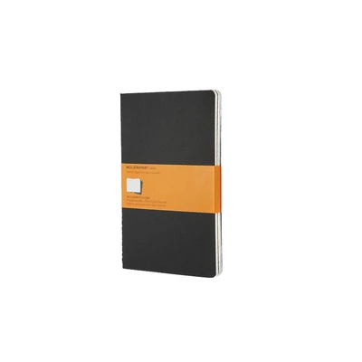 Moleskine Jegyzetfüzet Cahier 3db Fekete 