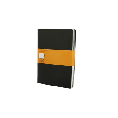 Moleskine Jegyzetfüzet Cahier 3db Fekete 