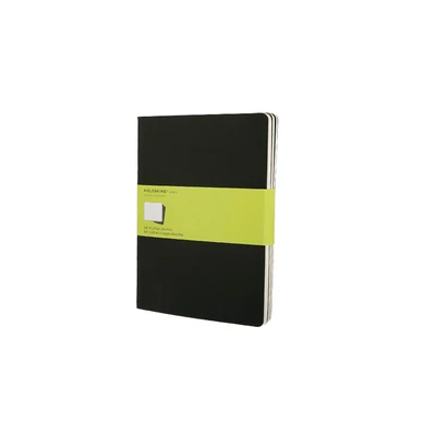Moleskine Jegyzetfüzet Cahier 3db Fekete 
