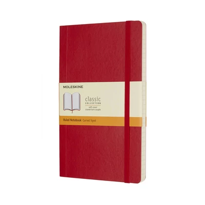 Moleskine Notesz Puha Skarlát Piros 
