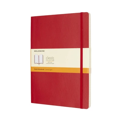 Moleskine Notesz Puha Skarlát Piros 