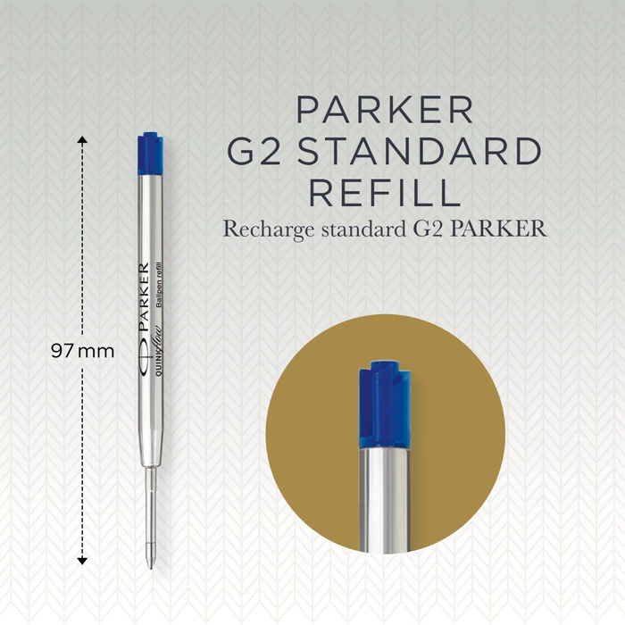 Parker Royal Golyóstoll betét - Kék - F-es írócsúcs