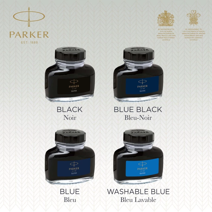 Parker Royal tinta - Fekete - 57ml