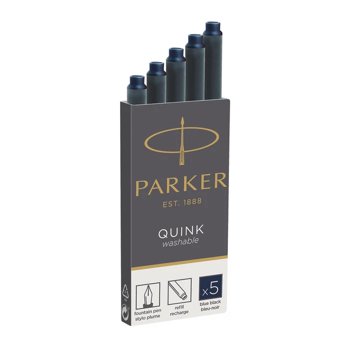 Parker Royal Tintapatron - Kékes-Fekete - 5db/doboz