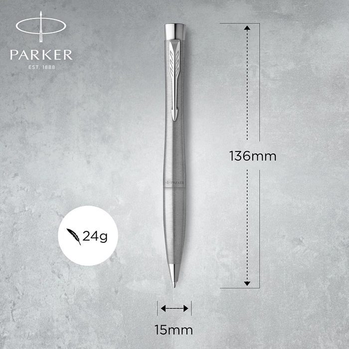 Parker Royal Urban Twist Golyóstoll Metro Metallic Króm klipsz