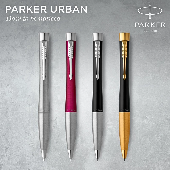 Parker Royal Urban Twist Golyóstoll Metro Metallic Króm klipsz