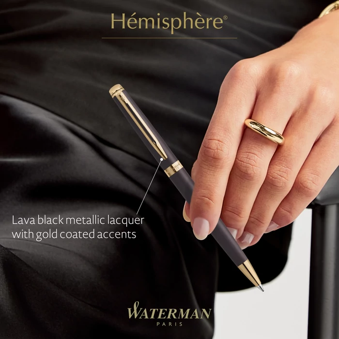 Waterman Hemisphere Understated Edition Golyóstoll Lava Black