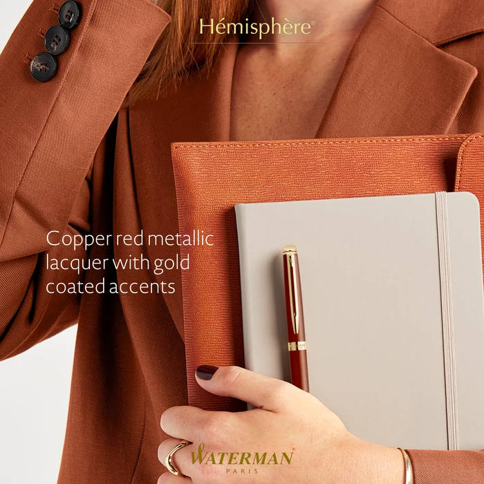 Waterman Hemisphere Understated Edition Golyóstoll Copper Red