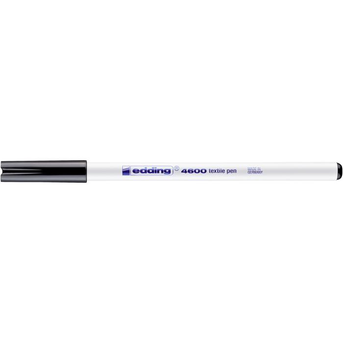 edding 4600 T-shirt textilmarker Black