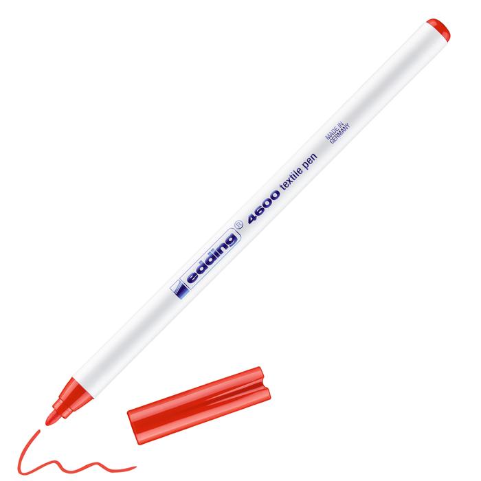 edding 4600 T-shirt textilmarker Red