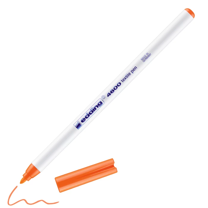 edding 4600 T-shirt textilmarker Neon Orange