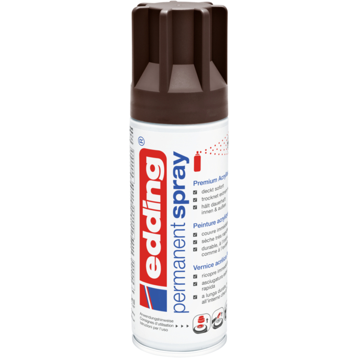edding 5200 prémium akrilfesték spray Chocolate Brown mat RAL8017 (907)
