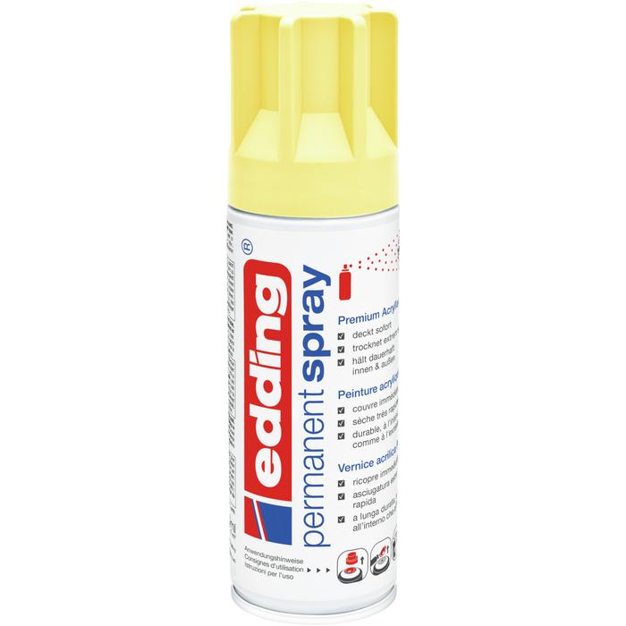 edding 5200 prémium akrilfesték spray pastel Yellow mat (915)