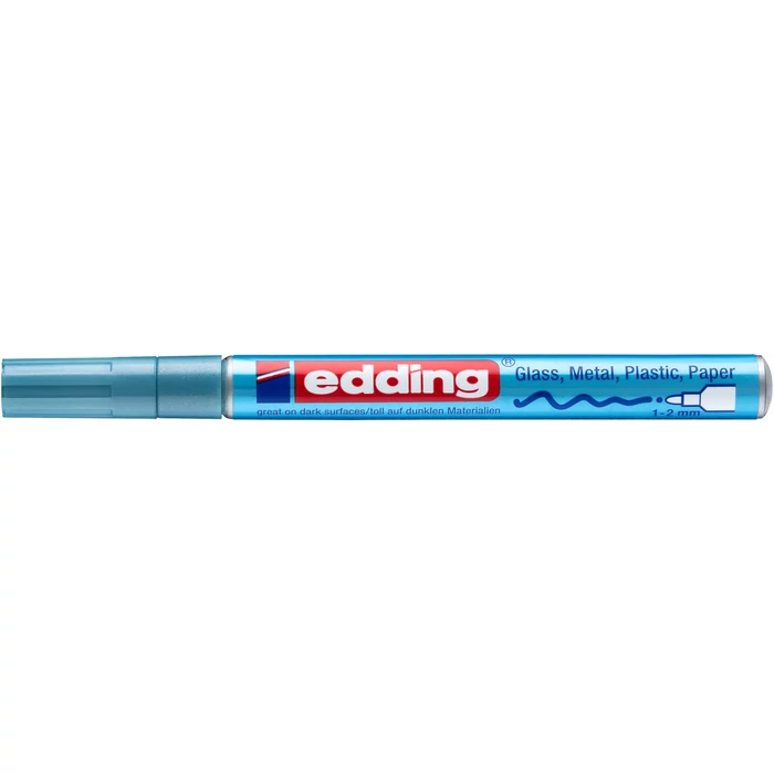 edding 751 CR lakkmarker Metallic Light Blue