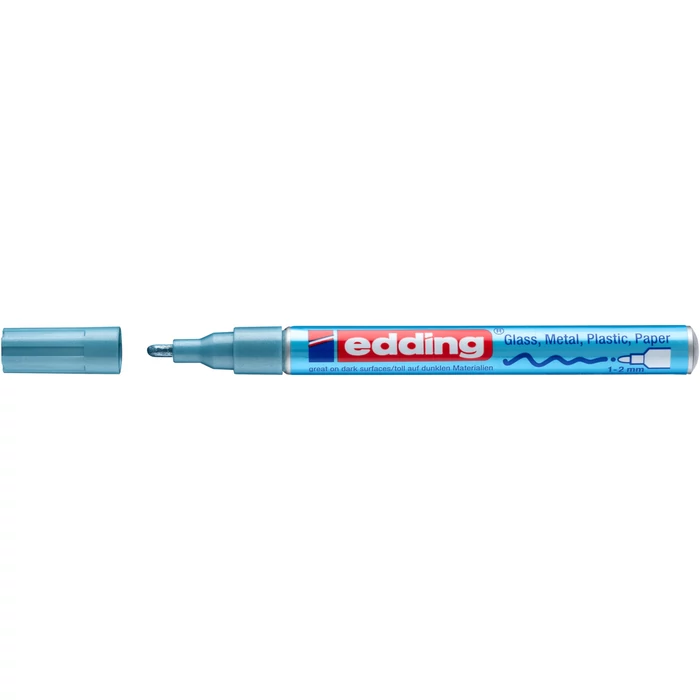 edding 751 CR lakkmarker Metallic Light Blue