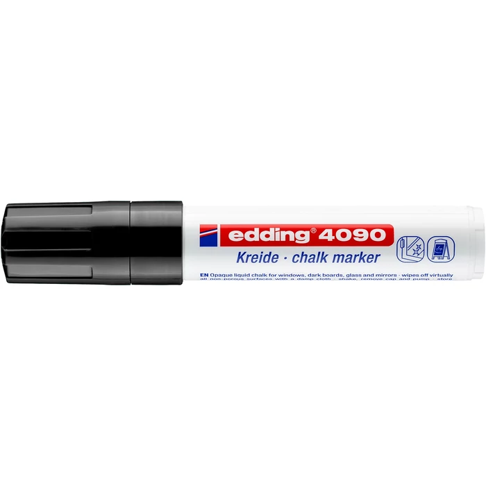 edding 4090 folyékony krétamarker Black