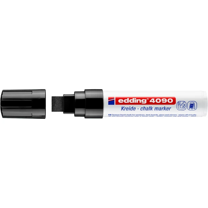 edding 4090 folyékony krétamarker Black