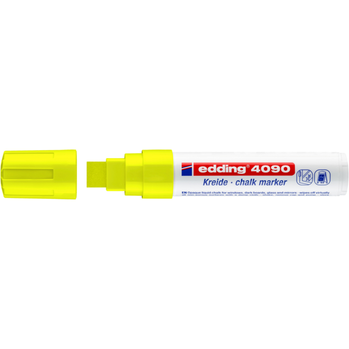 edding 4090 folyékony krétamarker Neon Yellow