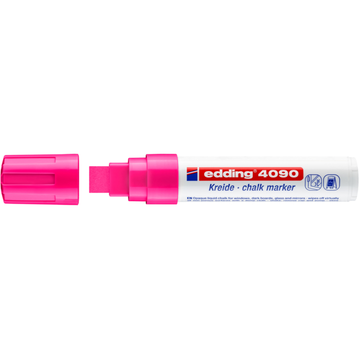 edding 4090 folyékony krétamarker Neon Pink