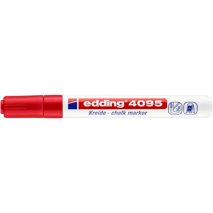 edding 4095 folyékony krétamarker Red
