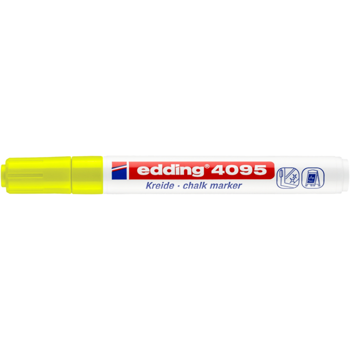 edding 4095 folyékony krétamarker Neon Yellow
