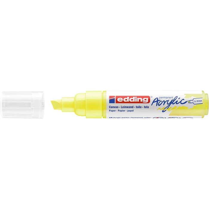 Edding 5000 Akril marker B 5-10 mm Neon yellow