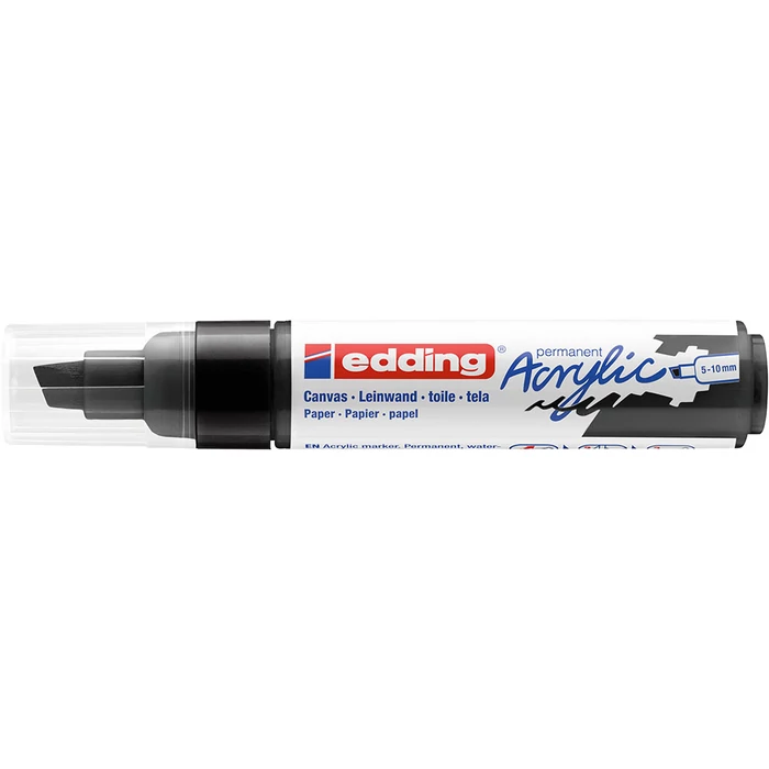 Edding 5000 Akril marker B 5-10 mm Black