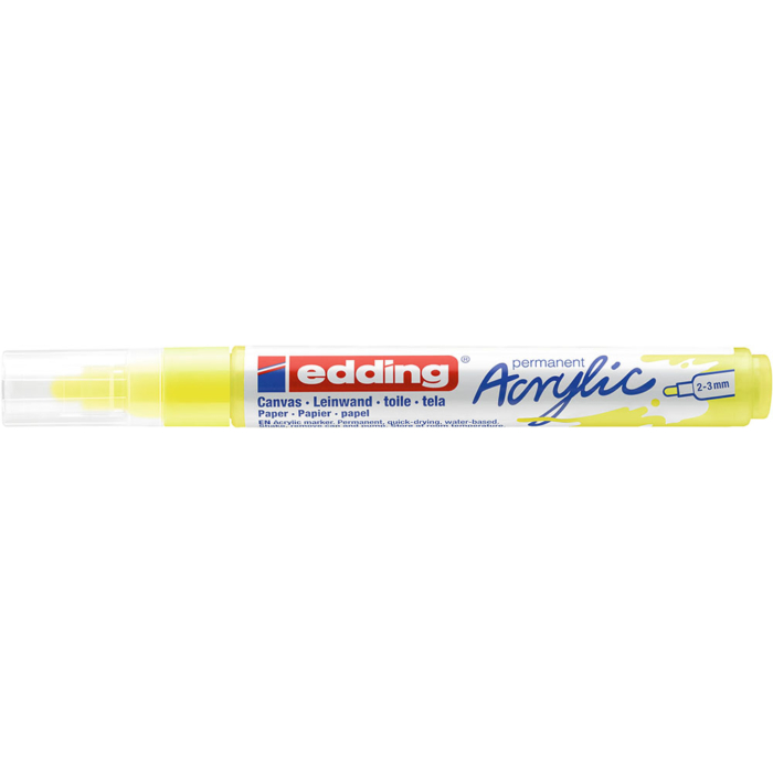 Edding 5100 Akril marker M 2-3 mm Neon yellow