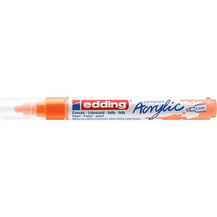 Edding 5100 Akril marker M 2-3 mm Neon orange