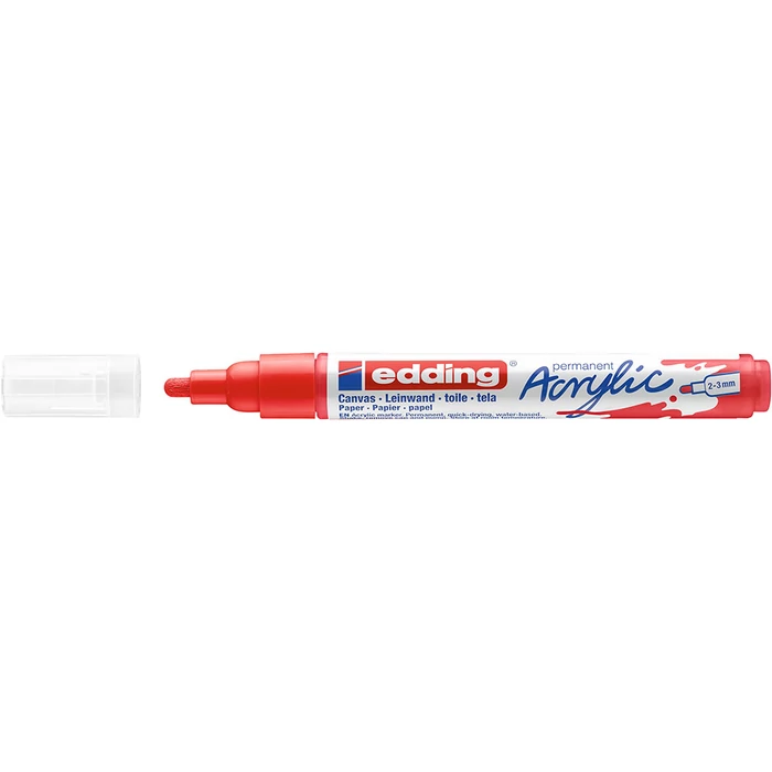 Edding 5100 Akril marker M 2-3 mm Traffic red