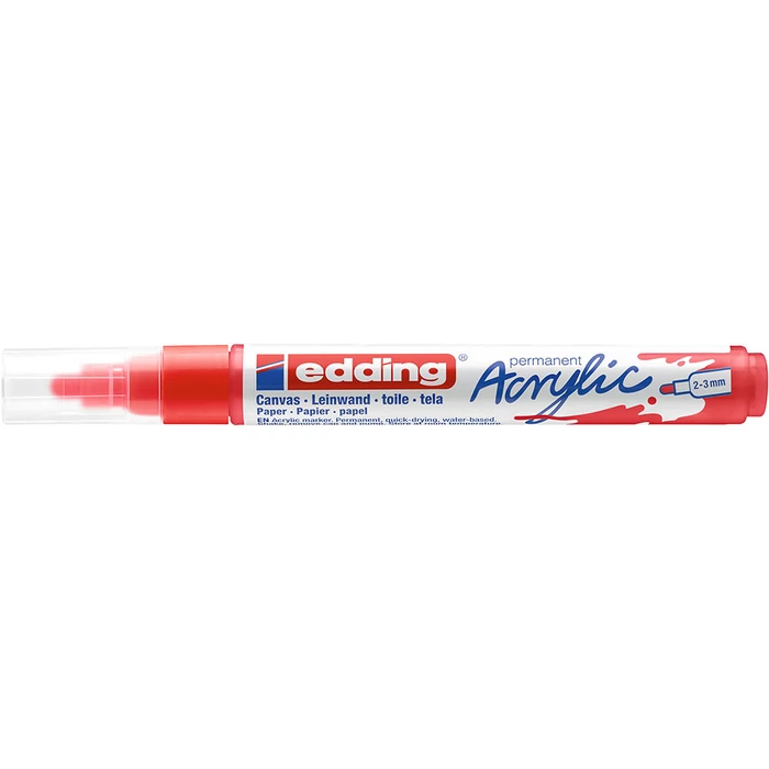 Edding 5100 Akril marker M 2-3 mm Traffic red