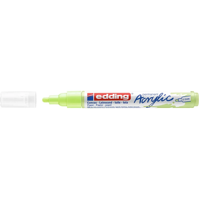 Edding 5100 Akril marker M 2-3 mm Pastel green