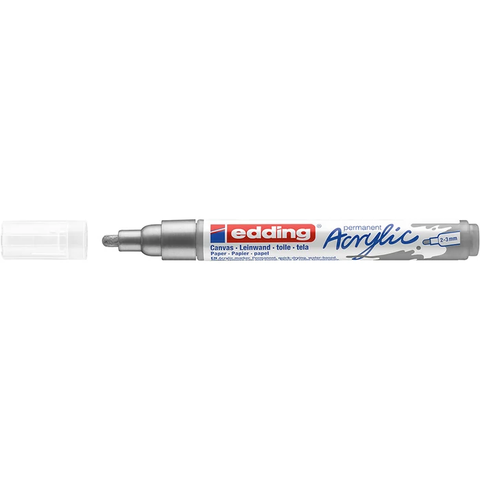 Edding 5100 Akril marker M 2-3 mm Rich silver