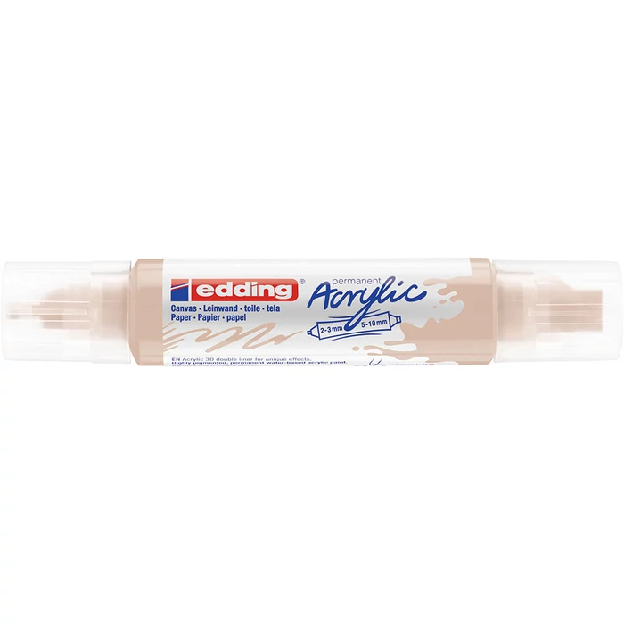 Edding 5400 Akril marker 3D Double liner 2-3 mm/5-10 mm Warm beige