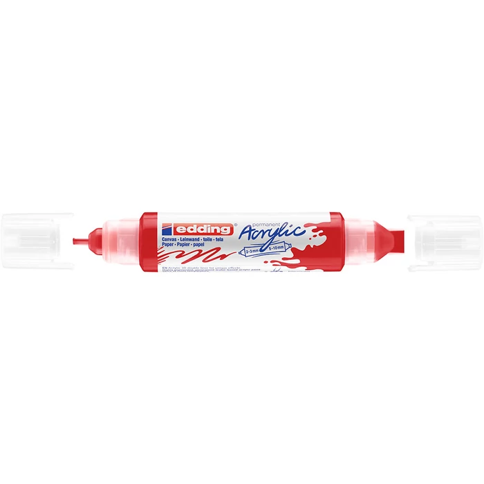 Edding 5400 Akril marker 3D Double liner 2-3 mm/5-10 mm Traffic red