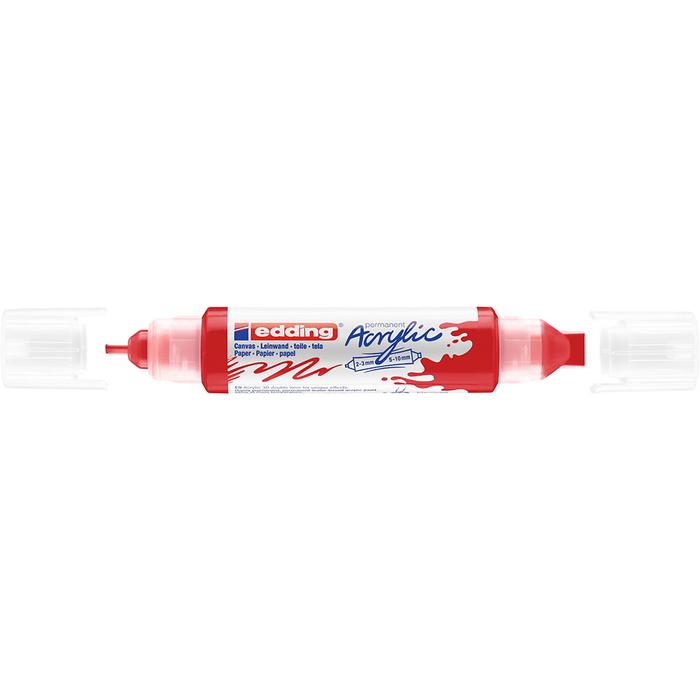 Edding 5400 Akril marker 3D Double liner 2-3 mm/5-10 mm Traffic red
