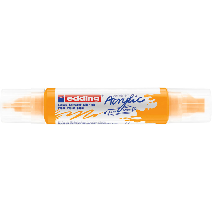 Edding 5400 Akril marker 3D Double liner 2-3 mm/5-10 mm Sunny yellow