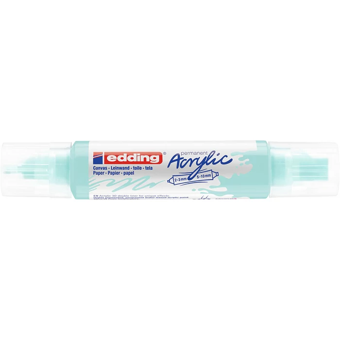 Edding 5400 Akril marker 3D Double liner 2-3 mm/5-10 mm Pastel blue