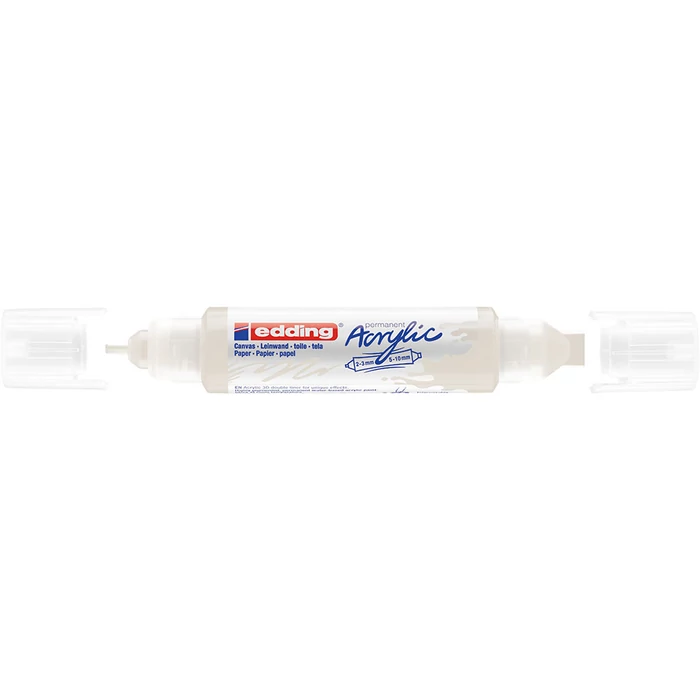 Edding 5400 Akril marker 3D Double liner 2-3 mm/5-10 mm Traffic white