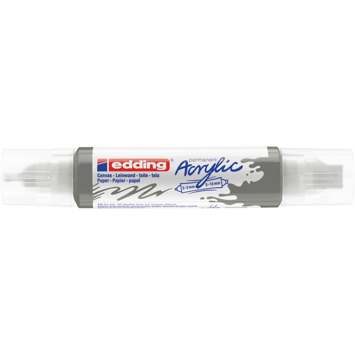 Edding 5400 Akril marker 3D Double liner 2-3 mm/5-10 mm Antracite