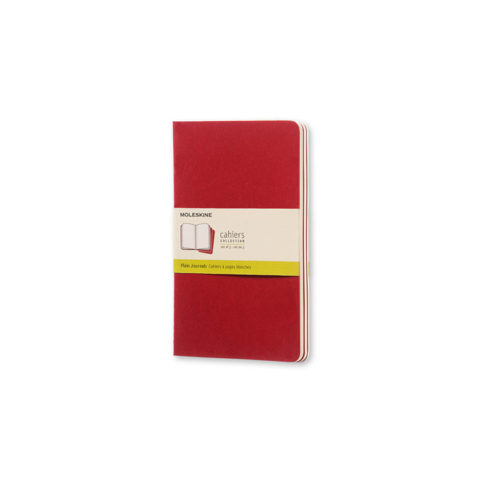 Moleskine Jegyzetfüzet Cahier 3db Piros 