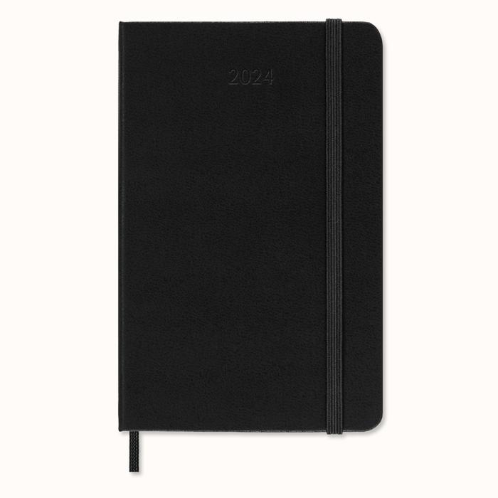 Moleskine Határidőnapló 2024 12 Hónap Heti Kemény Fekete "P"