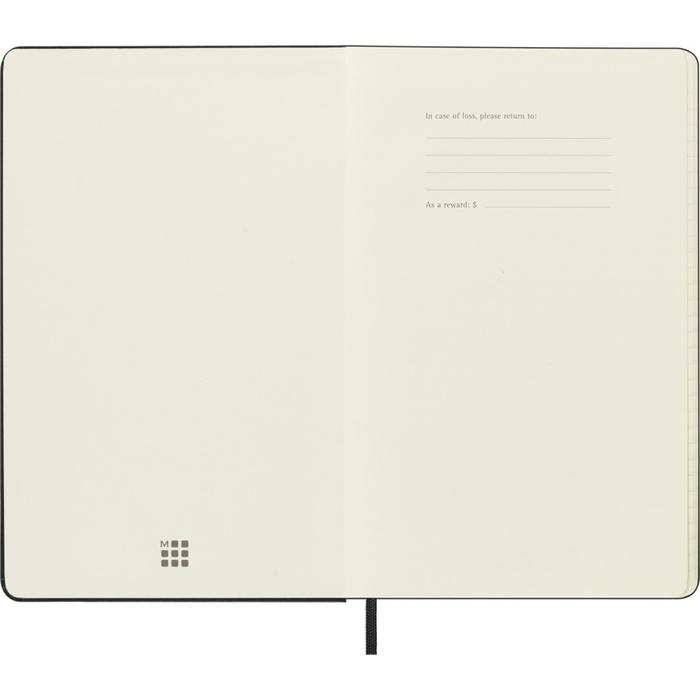 Moleskine Határidőnapló 2024 12 Hónap Heti Kemény Fekete "L"