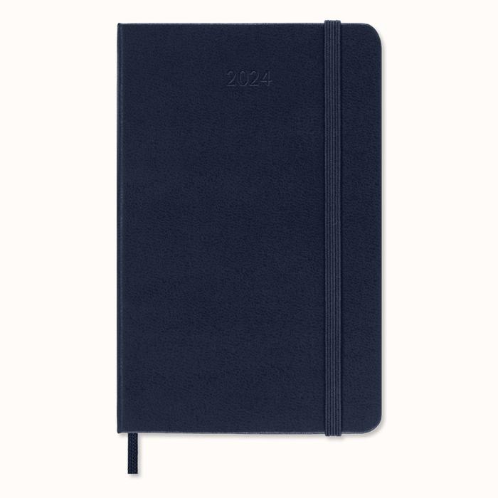 Moleskine Határidőnapló 2024 12 Hónap Napi Kemény Zafír Kék "P"